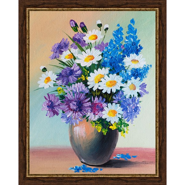 фото Картина (40х50 см) Букет весенних цветов BE-103-356 Ekoramka