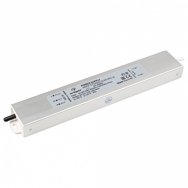 

Блок питания 12В 60Вт ARPV-12060-SLIM-B (12V, 5.0A, 60W), 12В 60Вт ARPV-12060-SLIM-B (12V, 5.0A, 60W)