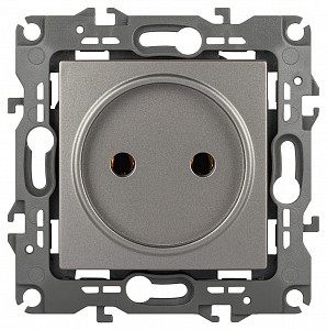 Розетка без заземления, без рамки Эра 12 12-2105-16 Розетка без заземления, без рамки Эра 12 12-2105-16