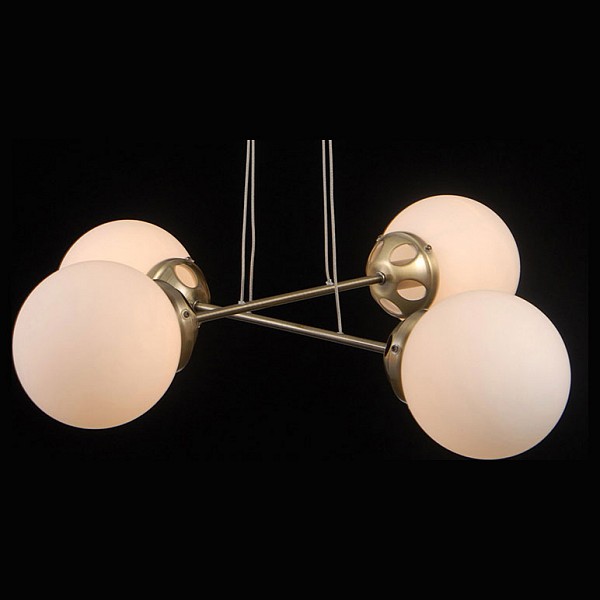 

Подвесная люстра MOLECULE 81047-4C ANTIQUE BRASS, MOLECULE 81047-4C ANTIQUE BRASS