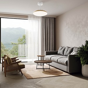 Светильник с вентилятором SLIM FAN 9009