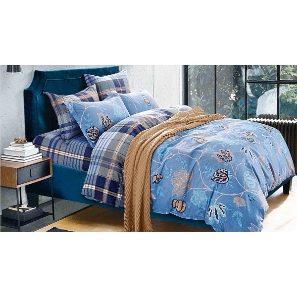 

Комплект двуспальный Mosaic, Синий, Mosaic