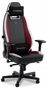 Геймерское кресло Noblechairs Legend, белый, красный, черный, кожа