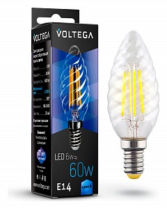 Лампа светодиодная [LED] Voltega E14 6W 4000K