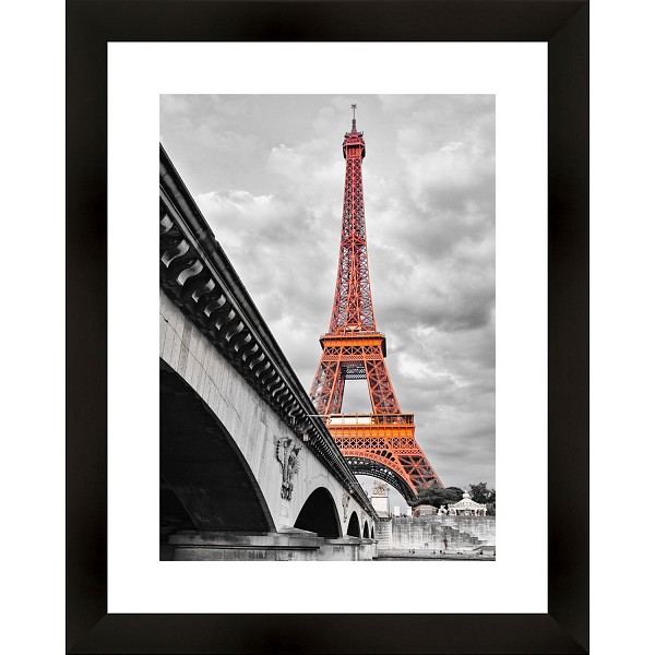 фото Картина (40х50 см) Эйфелева башня в красном BE-103-379 Ekoramka