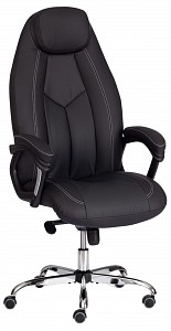 Кресло Boss Lux, черный, экокожа