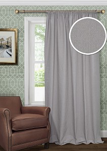 Портьера Hosta 140x280 см., цвет серый