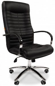 Кресло руководителя 480, черный, экокожа