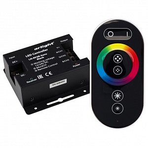 Контроллер-регулятор цвета RGB с пультом ДУ 9201
