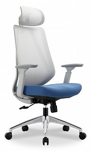 Кресло CH580, серо-голубой, акрил сетчатый, полиэстер