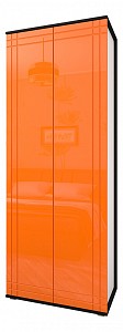 Шкаф 2-х дверный Мебелеф-17 (оранжевый) 