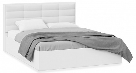 Кровать двуспальная Агата с подъемным механизмом   белый