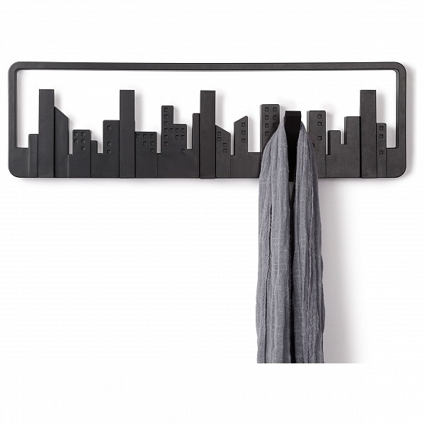 

Вешалка настенная (49.5х15 см) Skyline 318190-040, Черный, (49.5х15 см) Skyline 318190-040