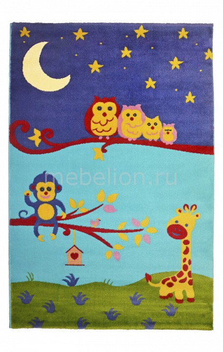 

Коврик детский (60x110 см) УКД-6, Голубой;фиолетовый