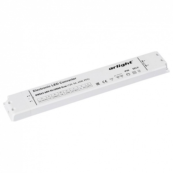 

Блок питания 12В 60Вт ARV-KL12060-Slim (12V, 5A, 60W, PFC), 12В 60Вт ARV-KL12060-Slim (12V, 5A, 60W, PFC)