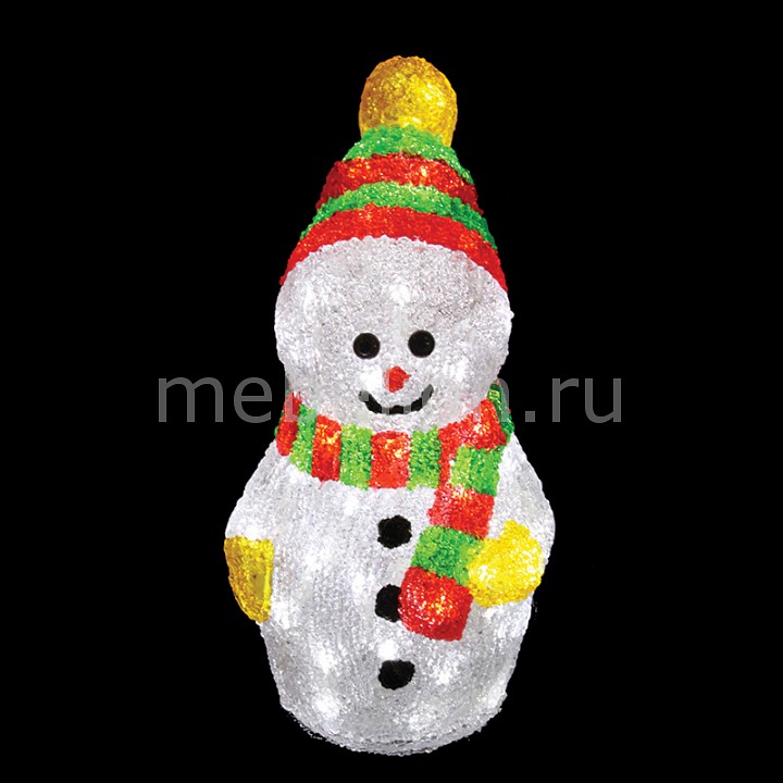 фото Снеговик световой (30 см) с шарфом 513-275 Neon-night