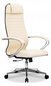 Компьютерное кресло МЕТТА-6.1(MPES), светло-бежевый, экокожа