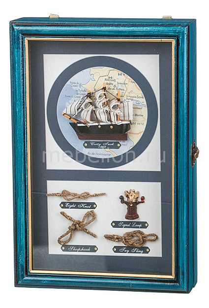 

Ключница (20х30 см) Парусник 271-125, Белый;синий