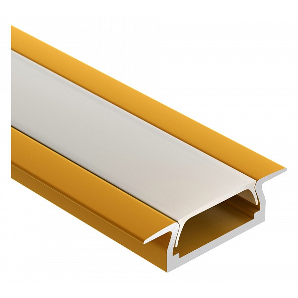 

Профиль встраиваемый [2 м] MIC-F-2000 ANOD Gold Deep 017649, MIC-F-2000 ANOD Gold Deep 017649