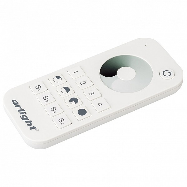 

Пульт-диммер с сенсорным кольцом SMART-R23-DIM White (4 зоны, 2.4G), SMART-R23-DIM White (4 зоны, 2.4G)