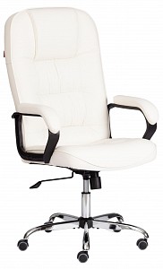 Кресло СН9944, белый, экокожа