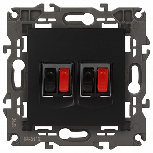 Розетка акустическая без рамки Эра Elegance 14-3112-05