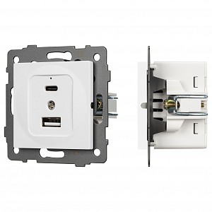 Механизм розетки 2хUSB type A и C SCT 49839