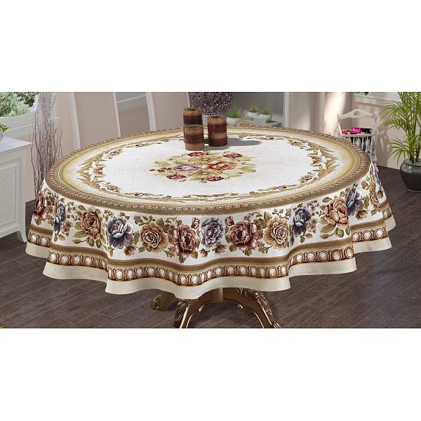 

Скатерть (160 см) Gonca Lux, (160 см) Gonca Lux, Бежевый