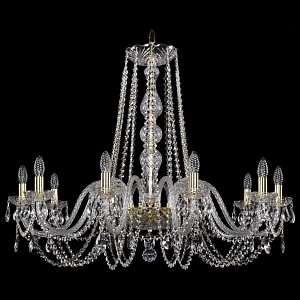 Подвесная люстра Bohemia Ivele Crystal Bohemia Ivele Crystal 1402 1402/10+5/360 G (Чехия)