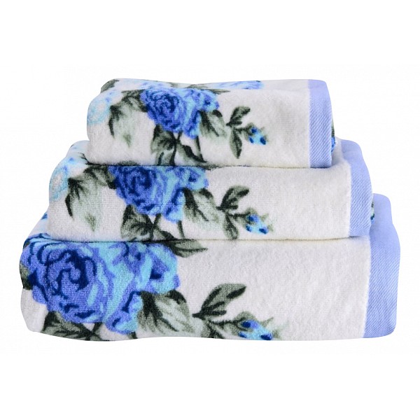 

Банное полотенце (70x140 см) Rosy, Белый;голубой, (70x140 см) Rosy