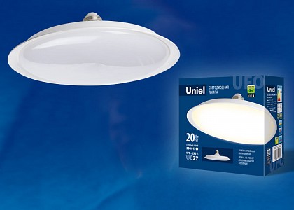 Лампа светодиодная [LED] Uniel E27 20W 3000K