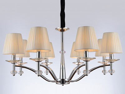 Люстра подвесная ILLUMICO  IL1151-8PPA-29 CR Romei (Китай) Люстра подвесная ILLUMICO  IL1151-8PPA-29 CR Romei (Китай)