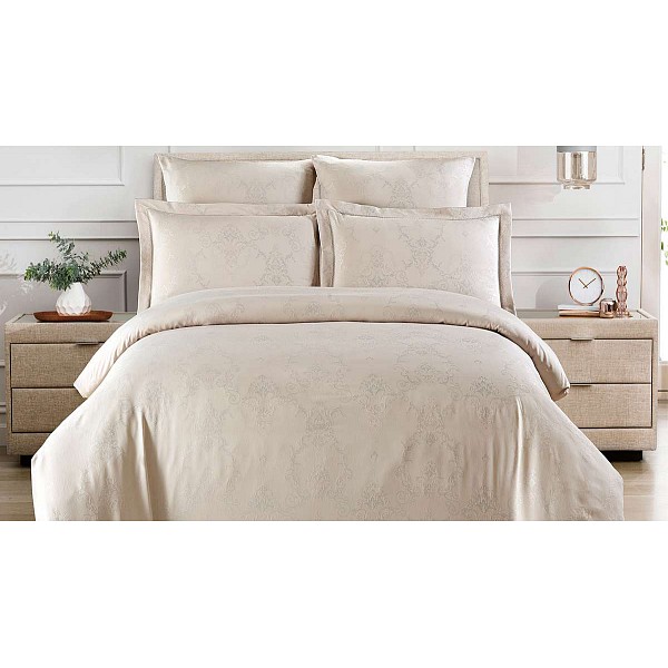 

Комплект двуспальный Tencel Jacquard, Tencel Jacquard, Бежевый
