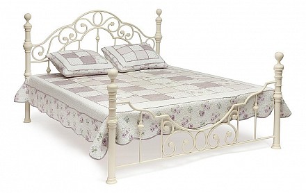 Кровать Victoria  белый античный  