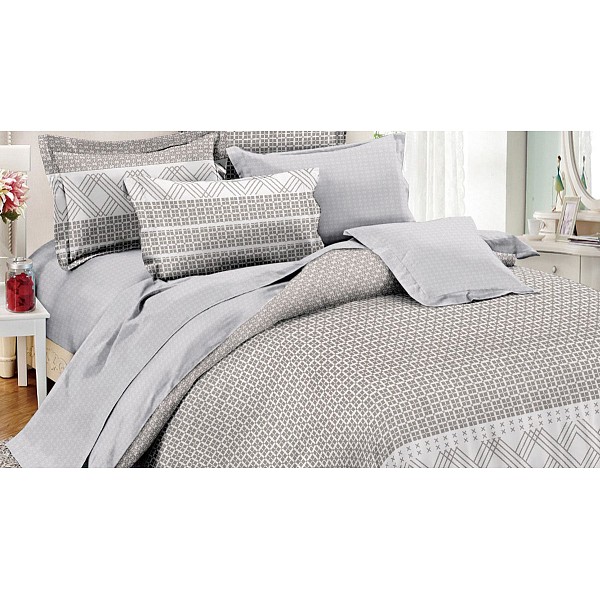 

Комплект евростандарт Pure cotton, Pure cotton, Серый