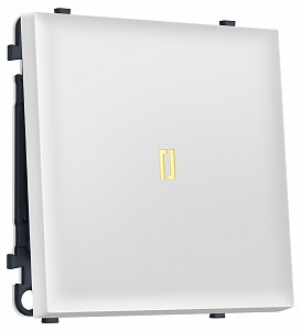 Выключатель самовозвратный одноклавишный с подсветкой, без рамки MS MS822050
