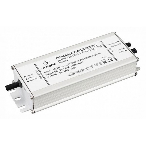 

Блок питания ARPV-UH12150-PFC-DALI-PH 150Вт 12В 025746, ARPV-UH12150-PFC-DALI-PH 150Вт 12В 025746