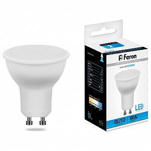 Лампа светодиодная [LED] Feron Saffit GU10 9W 6400K
