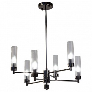 Люстра на штанге AM-Group INDIGO INDIGO SP6 PEARL BLACK (Испания)