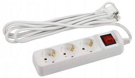 Удлинитель с выключателем  U-3es-5m-3x1,5