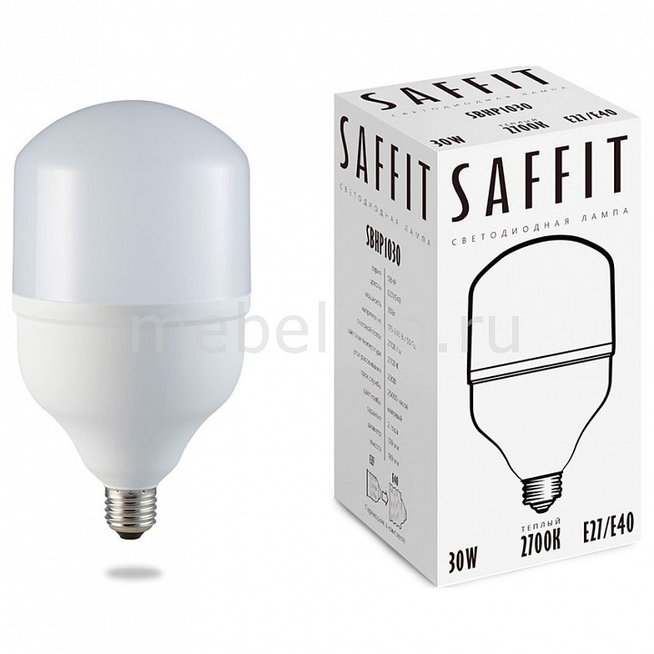 

Лампа светодиодная SBHP1030 E27-E40 220В 30Вт 2700K 55107, SBHP1030 E27-E40 220В 30Вт 2700K 55107