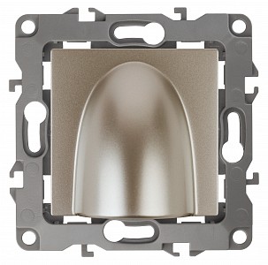 Розетка для вывод кабеля без рамки Эра 12 12-6003-04