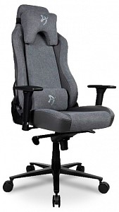 Геймерское кресло Vernazza Vento, серый, черный, ткань, экокожа