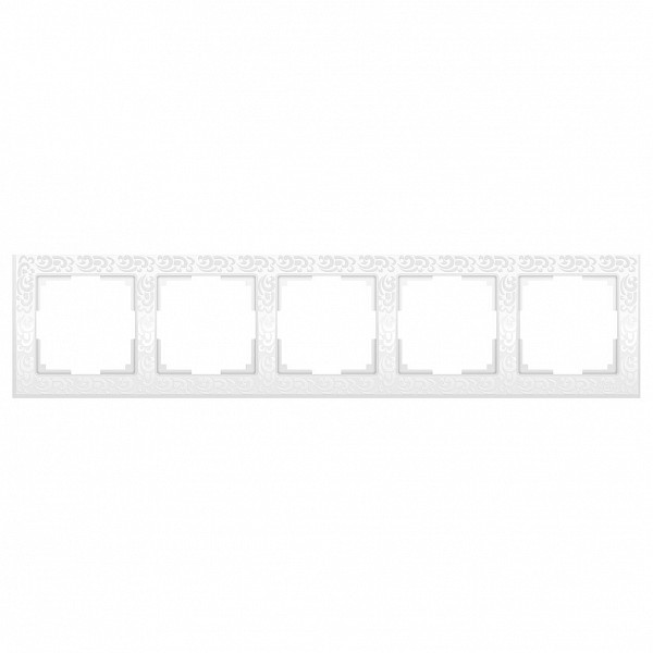 

Рамка на 5 постов Flock WL05-Frame-05-white, Flock WL05-Frame-05-white