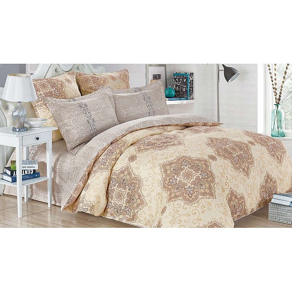 

Комплект полутораспальный Satin de' Luxe, Бежевый, Satin de' Luxe