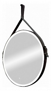 Зеркало настенное с подсветкой (80 см) Milan AM-Mil-800-DS-F-Nero