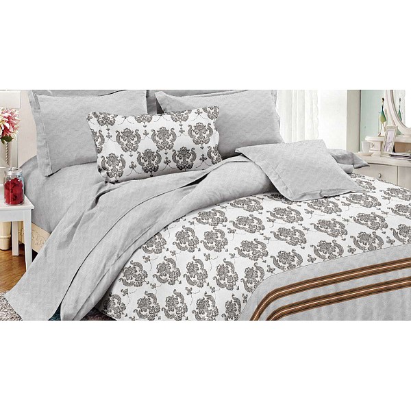 

Комплект полутораспальный Pure cotton, Pure cotton, Серый