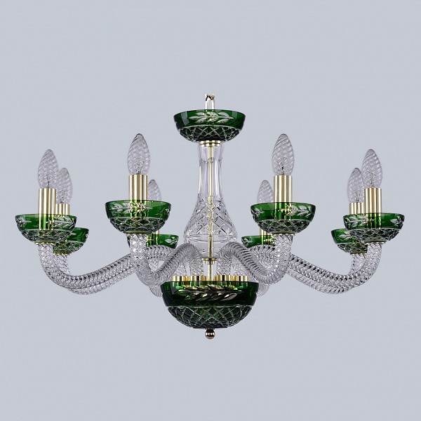 

Подвесная люстра Ivele Crystal 1309/8/240 G Cl/Clear-Green/H-1J, Ivele Crystal 1309/8/240 G Cl/Clear-Green/H-1J