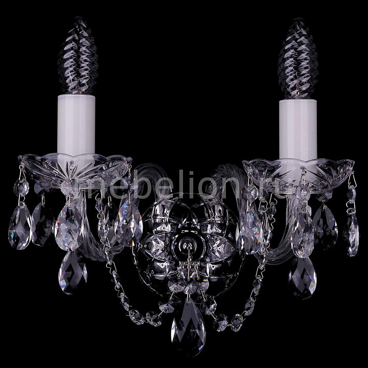 фото Бра 1402B/2/141/Ni Bohemia ivele crystal