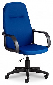 Кресло офисное Leader, синий, ткань